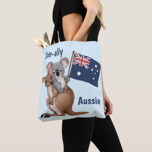 Tote Bag Kangaroo et Koala (De près)