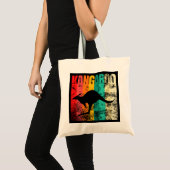 Tote Bag Kangaroo Retro (Devant (produit))