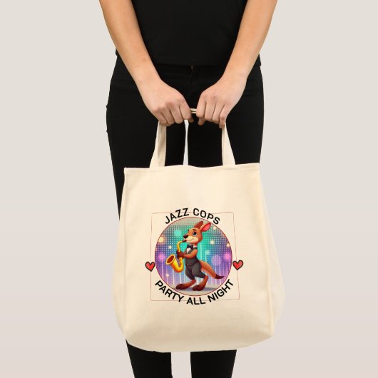 Tote Bag Kangourou drôle (Devant (produit))