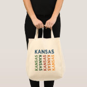 Tote Bag Kansas joli couleur (Devant (produit))