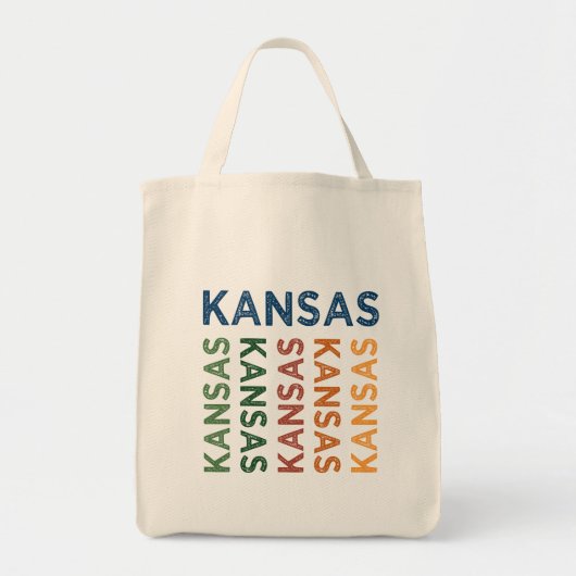 Tote Bag Kansas joli couleur (Devant)