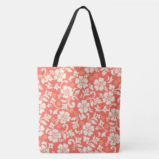 Tote Bag Kapalua Pareau Hawaii Hibiscus Beach Bag (Devant)