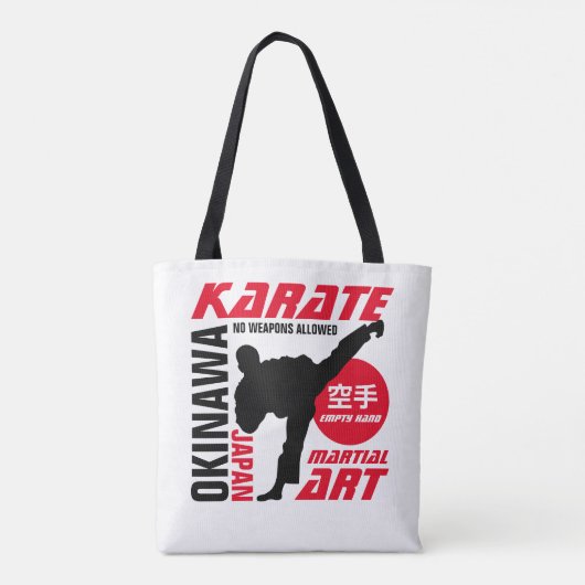 Tote Bag Karate Man (Dos)