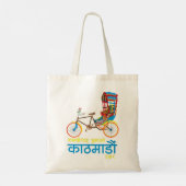Tote Bag Kathmandu Népal Nepali Police Script (Dos)