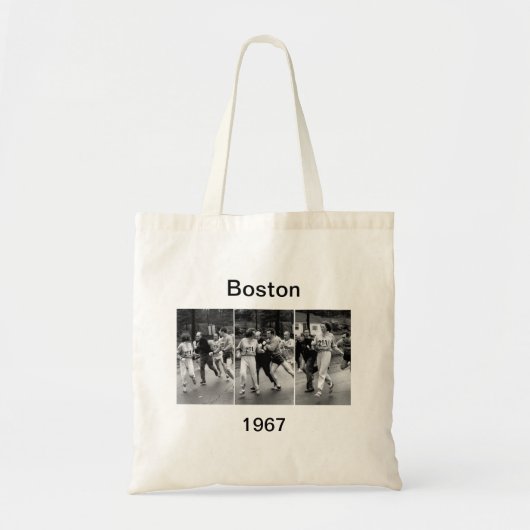 Tote Bag Kathrine Switzer, Boston 1967 (Devant)