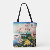 Tote Bag Katsushika Hokusai - Gotenyama, Tokaido, Shinagawa (Dos)