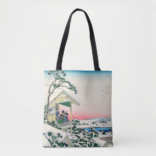 Tote Bag Katsushika Hokusai - Maison de thé à Koishikawa