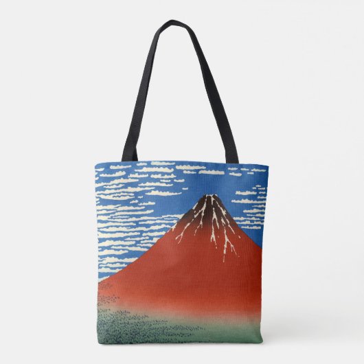 Tote Bag Katsushika Hokusai - Vent Fin, Matin Clair (Dos)
