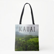 Kauai, Hawaï Landscape Scene