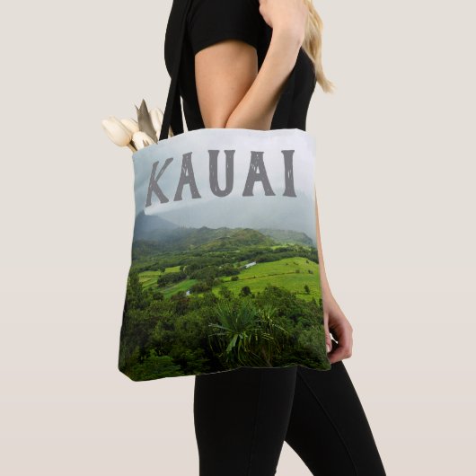 Tote Bag Kauai, Hawaï Landscape Scene (De près)