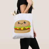Tote Bag Kawaii Burger (De près)