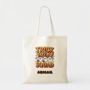 Tote Bag Kawaii Ghost Trick ou Treat Squad Halloween Candy
