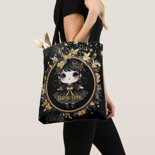 Tote Bag Kawaii Goth Girls Cute Personnalisé Gothique Chibi