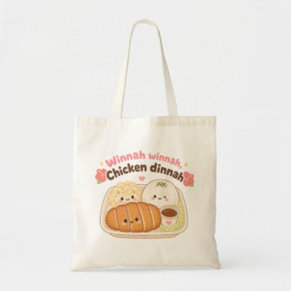 Tote Bag Kawaii Hawaii - Dîner au poulet