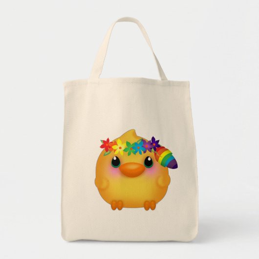 Tote Bag Kawaii Hippy Chick (Devant)