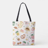 Tote Bag Kawaii Kitchen Tea Amateurs et conception de boula (Dos)