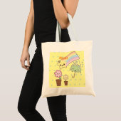 Tote Bag Kawaii météo arc-en-ciel motif si mignon (Devant (produit))