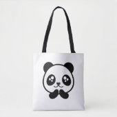 Tote Bag Kawaii Panda (Devant)