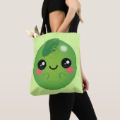Tote Bag Kawaii Pea (De près)