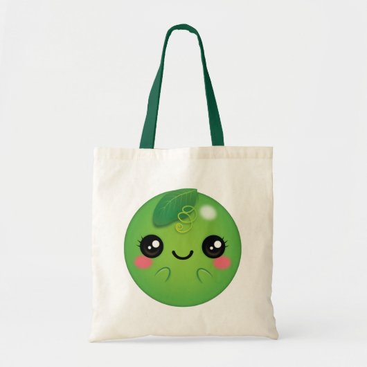 Tote Bag Kawaii Pea (Devant)