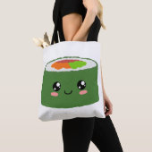 Tote Bag Kawaii Sushi (De près)