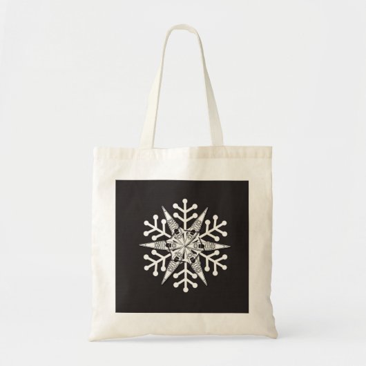 Tote Bag Kayak Christmas swag (Devant)