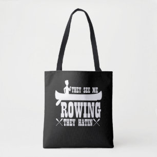 Tote Bag Kayak Drôle Ils Me Voient En Train