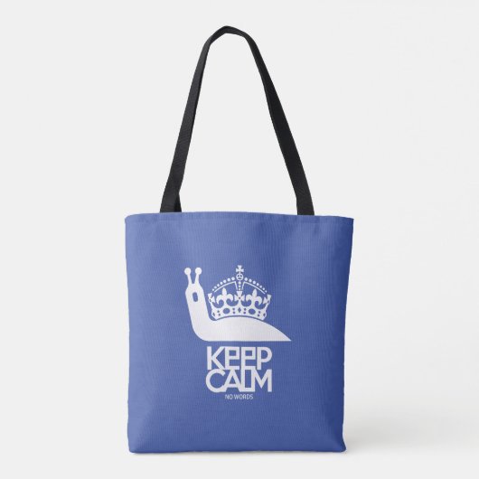 TOTE BAG KEEP CALM NO WORDS BY MASANSER (Dos)