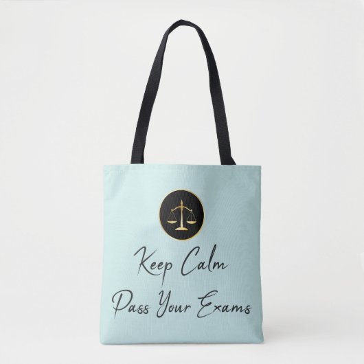 Tote Bag Keep calm. Passer vos examens (Devant)
