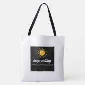 Tote Bag keep smiling (Devant)