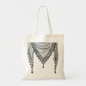 Tote Bag Keffiyeh Écharpe palestinienne tissu traditionnel (Devant)