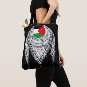 Tote Bag Keffiyeh Écharpe palestinienne tissu traditionnel
