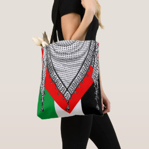 Tote Bag Keffiyeh Écharpe palestinienne tissu traditionnel