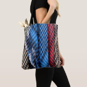 Tote Bag Keffiyeh, Palestinien de couleur (De près)