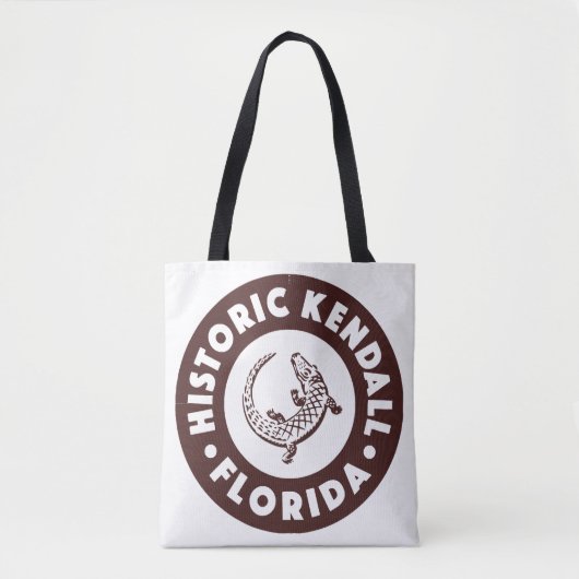 Tote Bag Kendall Floride Cercle - Brun (Devant)