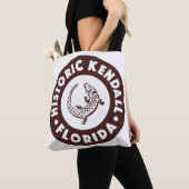 Tote Bag Kendall Floride Cercle - Brun (De près)