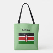 Tote Bag Kenya Drapeau Afrique (Dos)