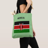 Tote Bag Kenya Drapeau Afrique (De près)