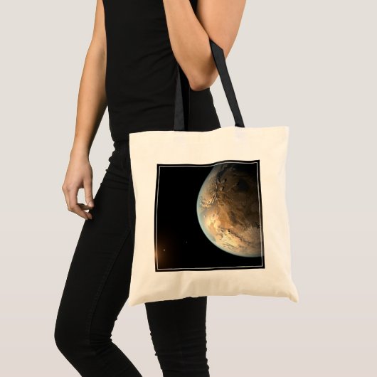 Tote Bag Kepler-186f Orbitant Une Étoile Éloignée. (Devant (produit))