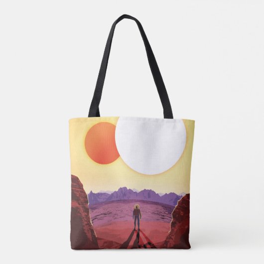 Tote Bag Kepler Space Voyage Destination Planète Aventure (Dos)