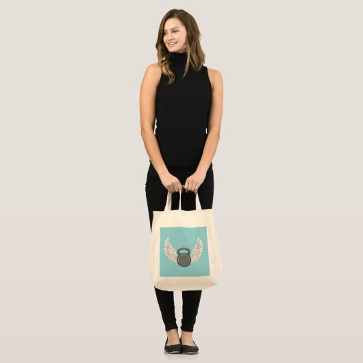 Tote Bag Kettlebell Heaven (Devant (modèle))