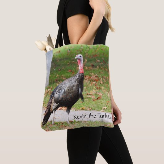 Tote Bag Kevin The Turkey - Old Wethersfield, CT (2 côtés) (De près)
