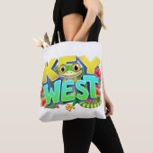 Tote Bag Key West Gecko Floride (De près)
