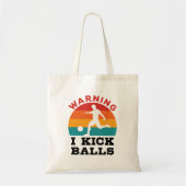 Tote Bag Kickball Warning (Devant)