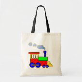 Tote Bag Kids Choo Choo Train Engine Cute Cartoon (Devant)
