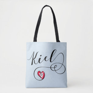 Tote Bag Kiel Heart Grocery Bag, Allemagne