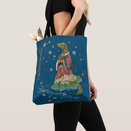 Tote Bag Kimono Dragon (De près)