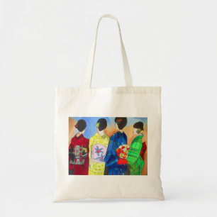 Tote Bag Kimonos de printemps art japonais Geisha