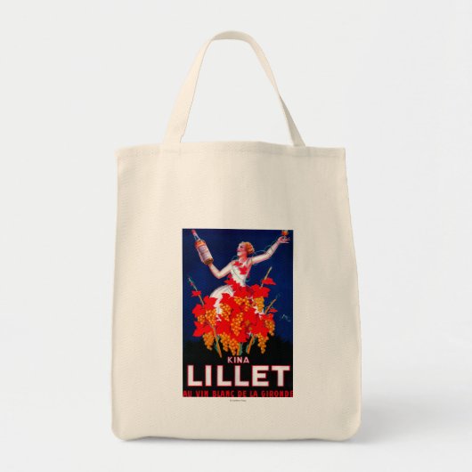 Tote Bag Kina Lillet Poster Vintage Europe (Devant)