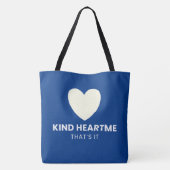 Tote Bag Kind heart That’s it. (Achterkant)